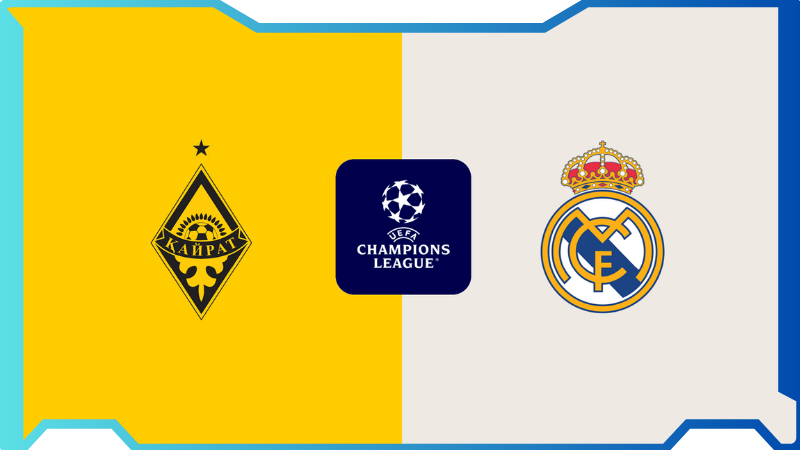 Nhận định Kairat vs Real Madrid 23:45 30/09: Ông hoàng gặp thử thách khó 1 Nhan dinh Kairat vs Real Madrid