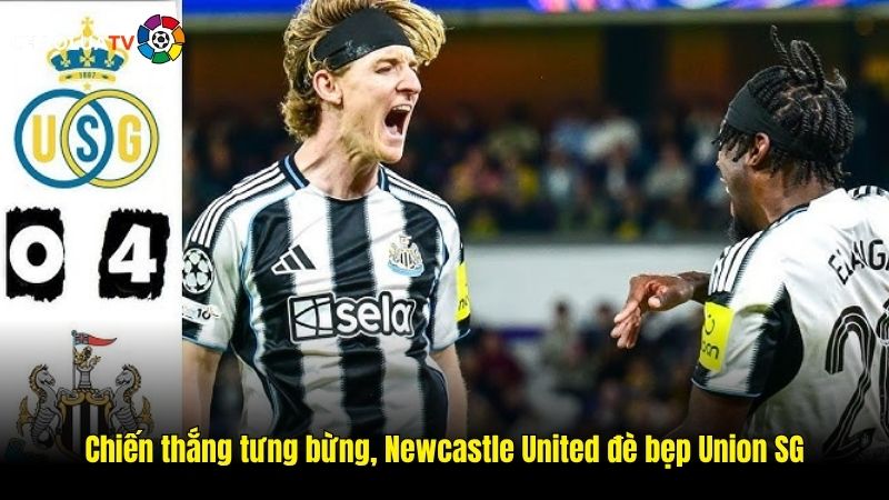 Hojlund rời MU tỏa sáng, Napoli đánh bại Sporting CP tại Champions League 2 Chiến thắng tưng bừng, Newcastle United đè bẹp Union SG
