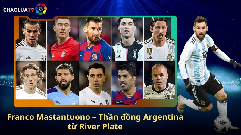 Sao trẻ đang khiến các đại gia châu Âu tranh giành hiện nay là ai? 2 Franco Mastantuono – Than dong Argentina tu River Plate